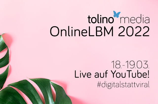 tolino media OnlineLBM 22 Programm_rosa Hintergrund mit grünen Zimmerpflanzen