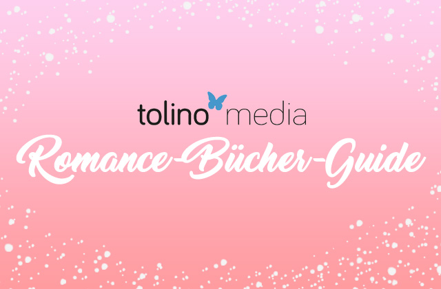 Rosa Banner mit tolino media und Aufschrift Romance-Bücher-Guide