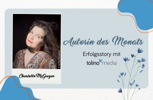 Beitragsbild Autorin des Monats mit Foto von Charlotte McGregor